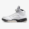 NIKE 耐克 AIR JORDAN 5 AJ5 乔5男子篮球鞋 白黑 金属银DD0587-110 45