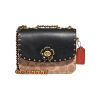 COACH 蔻驰 Madison系列 女士经典标志帆布铆钉16号单肩包 C2462