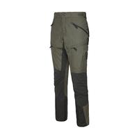 Lundhags隆哈MakkePro Ms Pant户外软壳裤秋冬款防风徒步登山男士 森林绿/炭黑色 l