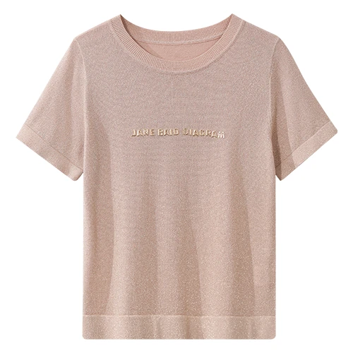 OSA 欧莎 女士圆领短袖T恤 S122JB16003