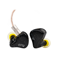 EPZ K5一圈四铁有线耳机HIFI入耳式监听高保真 黑色