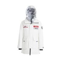 BOSIDENG 波司登 羽绒服女冬季中长款极寒户外90鹅绒外套B20142310XS 云朵白8211 155/80A