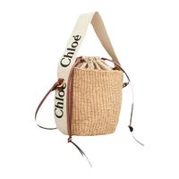 ChloéChloe蔻依 WOODY小号斜挎手工编织提篮包