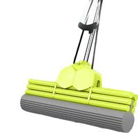 好太太海绵拖把吸水滚轮式挤水干湿两用免手洗胶棉拖布家用一拖净