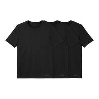 DECATHLON/迪卡侬 速干 男士运动短袖 L(欧码偏大) 黑色三件套