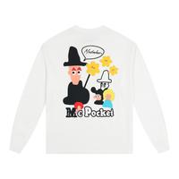 MEDM HERO 长袖T恤oversize男秋季潮牌美式高街打底衫宽松体恤上衣