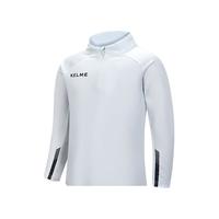 KELME 卡尔美 儿童套头衫足球训练服跑步运动卫衣半拉链上衣 高级灰 110