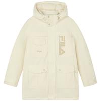 FILA 斐乐 男子中长羽绒服2023冬新连帽保暖加厚外套