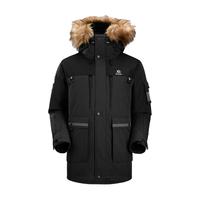 KAILAS 凯乐石 加厚羽绒服男款冬季派克鹅绒极寒中长款工装外套户外防寒服