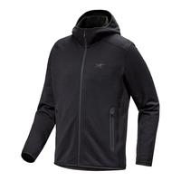 ARC'TERYX 始祖鸟 KYANITE男士连帽黑色弹力抓绒夹克外套