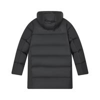 FILA 斐乐男士中长款羽绒服2023冬时尚休闲基础连帽外套