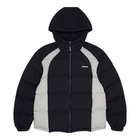 VISION STREET WEAR【新年必备】经典街头复古撞色拼接短款羽绒服面包服男女同款 秋 深焦糖 M