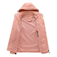 森州狼爪 户外运动冲锋衣男女款夹克外套宽松登山服可团购印Logo 女/迷彩豆绿【春秋款】 M