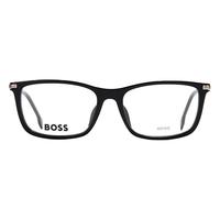 雨果博斯（HUGO BOSS）商务男士方框板材镜架全框可配近视度数镜片1614 284-黑色