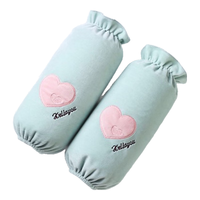 巢极佳品 长款冬季保暖套袖女 成人防污袖套 办公厨房工作防脏袖头 保暖防脏套袖-爱心时尚1双