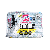  Kao/花王 去静电 拖把头  立体吸附清洁地板湿纸巾STRONG版  24枚装