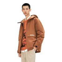 杰克琼斯冬季派克羽绒服男保暖宽松连帽工装外套男装