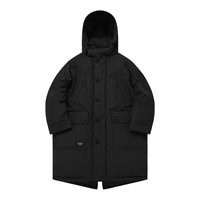 Covernat长款羽绒服多口袋简约时尚夹克潮牌长外套CO2204DP04