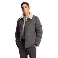 SCOFIELD冬季男鸭绒时尚翻领纯色青春活力保暖舒适羽绒服