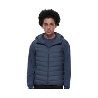 波司登秋冬男士轻薄羽绒服短款马甲男超轻简约保暖居家外套男B00131003 滑铁卢蓝5286 170/88A
