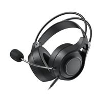 deli 得力 LT500 头戴式动圈有线耳机 黑色