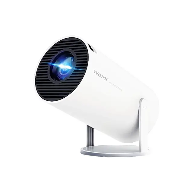 WEMI微米L300投影仪家用超高清小型宿舍2024投影机迷你便携式办公会议投屏家庭影院卧室一体式投影仪