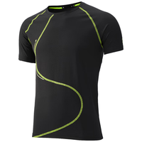 HLA海澜之家T恤24新运动SUWUKOU联名短袖男春秋HNTBW3W196A 黑色HJ 165/84A S114~124斤