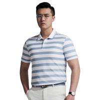 龙牙 隐之冰斓 COOLMAX面料 条纹 短袖POLO衫