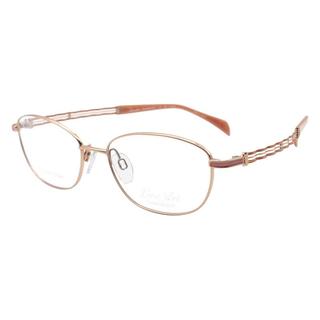 夏蒙（Charmant）眼镜框女款全框线钛系列光学远近视眼镜架XL2935 RG 52mm 玫瑰金 单镜架