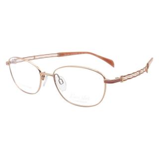 夏蒙（Charmant）眼镜框女款全框线钛系列光学远近视眼镜架XL2935 RG 52mm 玫瑰金 单镜架