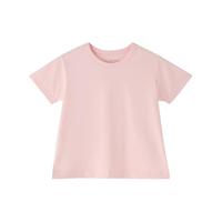 MUJI/無印良品 女式凉感短袖T恤 浅粉红色 S(155/80A)