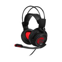 MSI 微星 DS502 耳罩式头戴式有线耳机 黑色 USB口