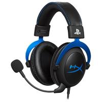 极度未知HYPERX 旋风 PS4 认证版 耳罩式头戴式降噪有线耳机 黑蓝色 3.5mm