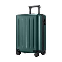 NINETYGO 90分 行李箱男女拉杆箱登机箱轻音万向轮便携旅行箱20英寸多瑙河墨绿色