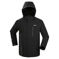 NORTHLAND 诺诗兰 23秋冬情侣三合一冲锋衣户外休闲徒步登山服男女防水NWJDT0565E 纯黑色 170