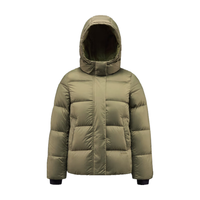 君羽女超轻鹅绒羽绒服800蓬松度白鹅绒户外时尚连帽羽绒服F52132 黛绿色 M【白鹅绒100克】