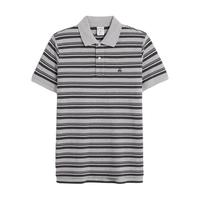 Brooks Brothers/布克兄弟男士24春夏珠地网眼条纹短袖Polo衫