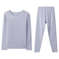 红豆绒发热内衣女抗菌防螨抗静电莫代尔棉秋衣秋裤衫保暖套装男