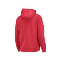 李宁（LI-NING）李宁开衫卫衣男女同款春秋款外套连帽宽松舒适运动弹力运动服 59-6公牛红【男款】 2XL XXL