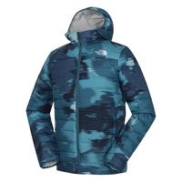 THE NORTH FACE 北面 男士灰鹅绒连帽拉链防水羽绒服4NG3 SD1 XL