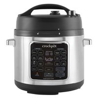 CROCK-POT Crockpot Turbo Express Multicooker 多功能压力锅| 14 合 1 准备选项 |慢炖锅、蒸汽清洁器、压力锅等 | 5.6升（6人以上）| CSC062X