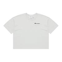  ChampionT恤2021春夏新款刺绣小Logo山水剪影短袖女式T恤潮牌 EW-TTS22 灰蓝色 L
