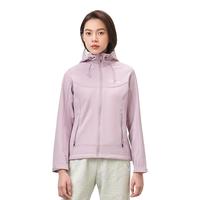 探路者(TOREAD)21秋冬新品 软壳衣 情侣户外加厚加绒软壳外套TAEJ91021/92022 冷灰紫(女22款) XL