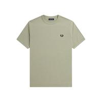 FRED PERRY 男士短袖T恤2023夏季新款休闲麦穗刺绣纯棉多彩潮M3519 绿色GRN L 175/84A