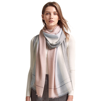 宝石蝶秋冬保暖纯羊绒围巾女披肩送爱人女生新年礼盒/风格生活 4号色