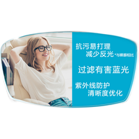 依视路(ESSILOR)镜片睛智轻蓝系列近视镜片1.56超薄非球面镜片宝岛眼镜镜片