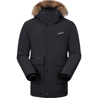 MERRELL 迈乐 户外羽绒服740蓬鹅绒中长款连帽派克羽绒服MC2230006