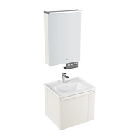 九牧（JOMOO）铝合金浴室柜陶瓷一体盆卫浴洗漱台洗手盆组合无龙头A2750 智能款 感应灯|防水防潮 60cm