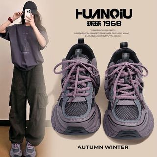  HUANQIU/环球 透气 女士运动鞋  38 (240mm) 紫色