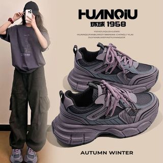  HUANQIU/环球 透气 女士运动鞋  38 (240mm) 紫色